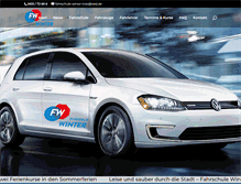 Tablet Screenshot of fahrschule-winter-trier.de